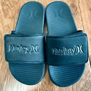 Hurley Black Slide Sandals